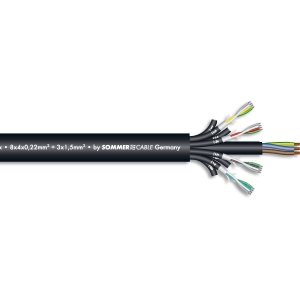 Sommer Cable 501-0051-8 Monolith 8, fekete,  DMX+betpkbel
