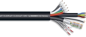Sommer Cable 600-1831-05 Transit Mini Kombi, fekete,  flexibilis RGB/Audi/Vezrls/Betp/Cat.6 hibrid kbel 0.3/1.8