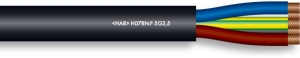 Sommer Cable 700-0101-0525 Rubberflex , fekete,  gumibevonat tpkbel 5 x  2,5mm?